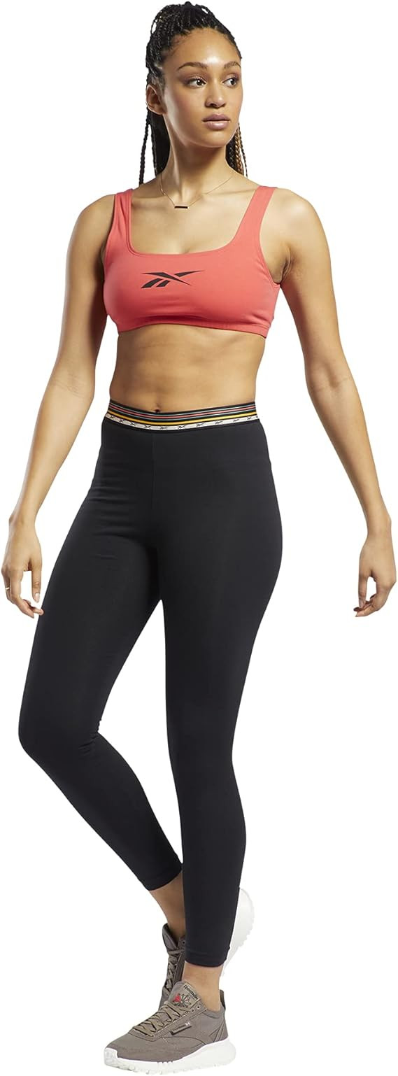 Топ Reebok Women's Classic Premium Foundation Logo Cotton Sports Bra H41355