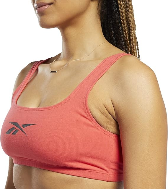Топ Reebok Women's Classic Premium Foundation Logo Cotton Sports Bra H41355