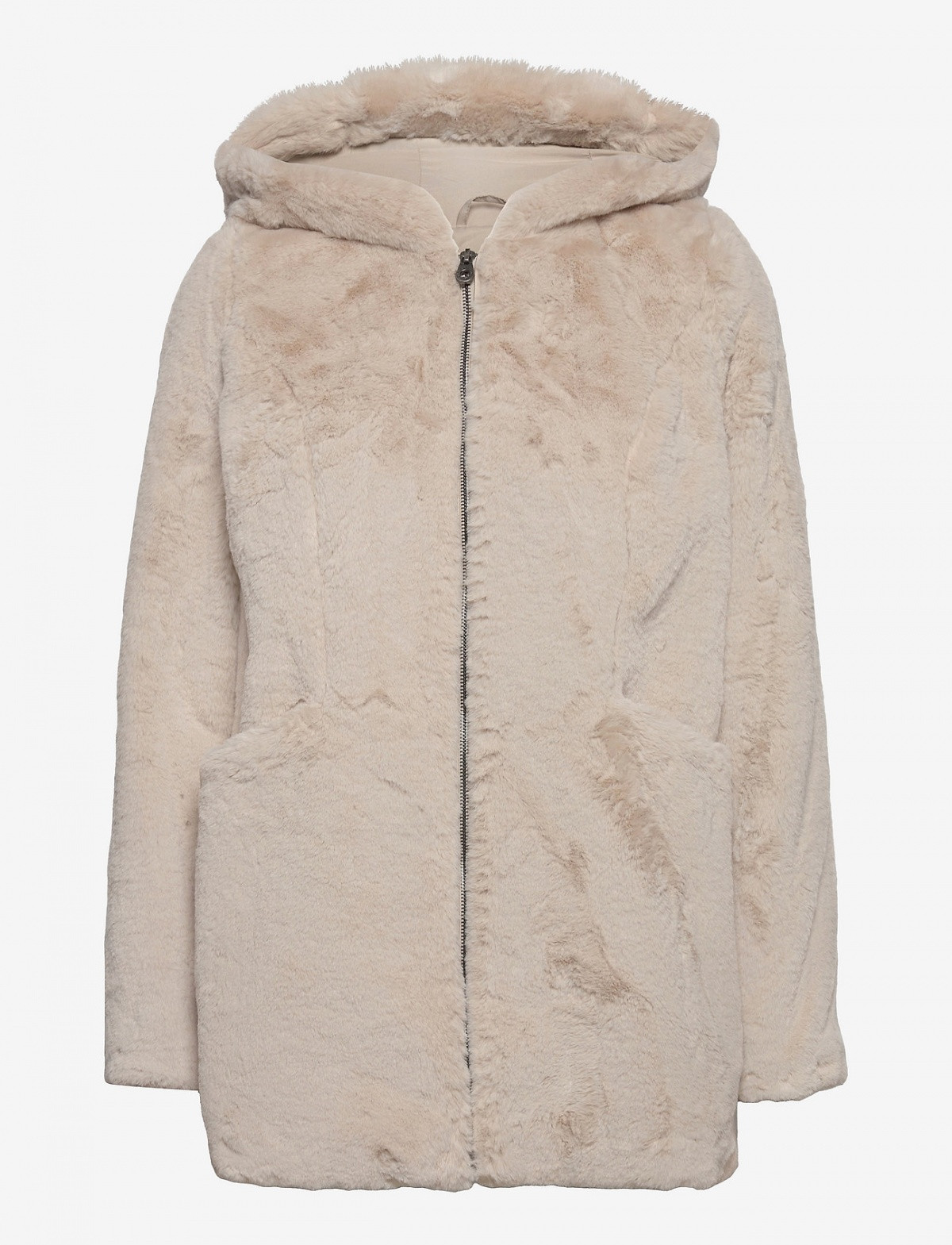 Куртка ONLMALOU FAUX FUR COAT CC OTW 15205622-Moonbeam ONLY L Бежевий 15205622-Moonbeam