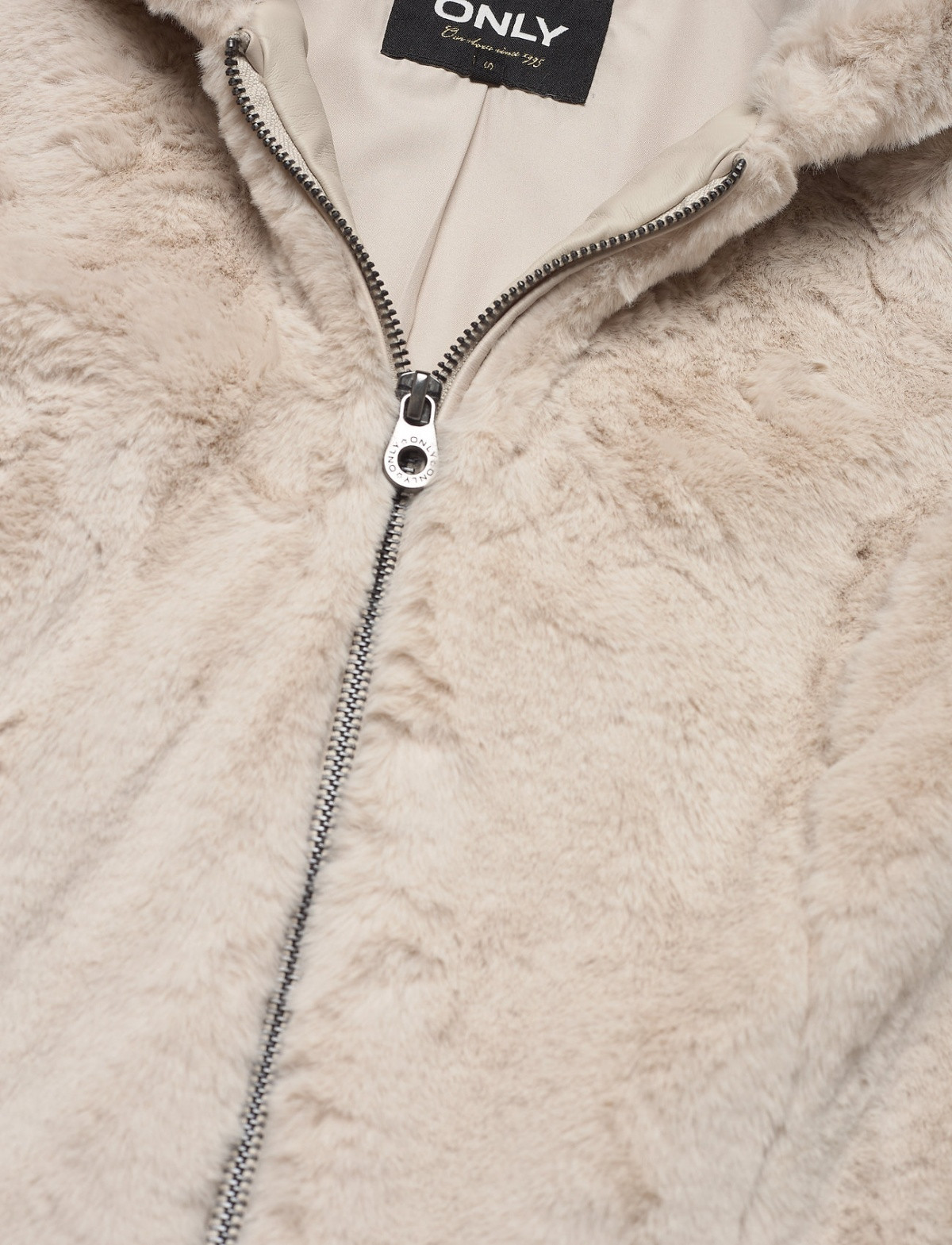 Куртка ONLMALOU FAUX FUR COAT CC OTW 15205622-Moonbeam ONLY L Бежевий 15205622-Moonbeam