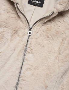 Куртка ONLMALOU FAUX FUR COAT CC OTW 15205622-Moonbeam ONLY L Бежевий 15205622-MOONBEAM