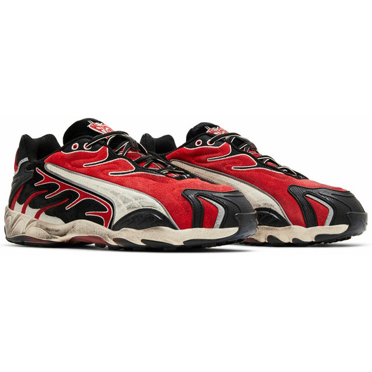 Кросівки A$AP Rocky x Inhale 'Distressed Pack - Black Pop Red' 402453-01