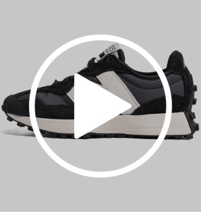 Кросівки чоловічі New Balance Figs X 327 Black/Grey U327FB 37 U327FB