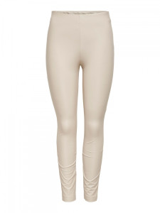 Лосини ONLHANNA FAUX LEATHER HW LEGGING CC OTW 15244250-Pumice Stone ONLY L Бежевий 15244250-PUMICE STONE