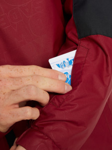 Куртка гірськолижна 117285GSD-84 Glissade 46 Бордовий 117285GSD-84