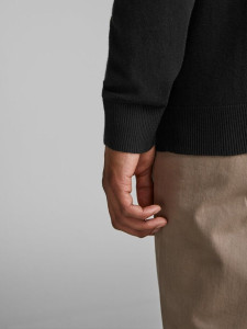 Пуловер JJEEMIL KNIT ROLL NECK NOOS 12157417-Black Jack&Jones M Чорний 12157417-BLACK