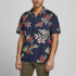 Сорочка JJGREG AOP SHIRT SS PLAIN 12174064 Navy Blazer Jack&Jones M Темно-синій 12174064NavyBlazer