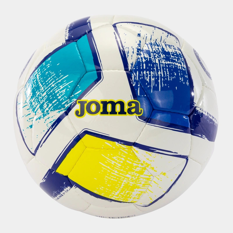 М'яч футбольний Joma DALI II білий, синій, жовтий Уні 4 400649.216.4