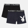 Труси-боксери Набір з 2 Playboy ANNYA PLAYBOY BOXERSHORT чорний, синій Чол L ANNYA-25