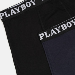 Труси-боксери Набір з 2 Playboy ANNYA PLAYBOY BOXERSHORT чорний, синій Чол L ANNYA-25