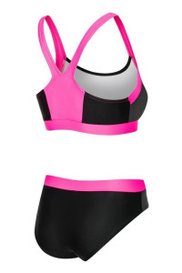 Купальник роздільний для жінок Aqua Speed NAOMI 7108 чорний, рожевий Жін 34 460-139