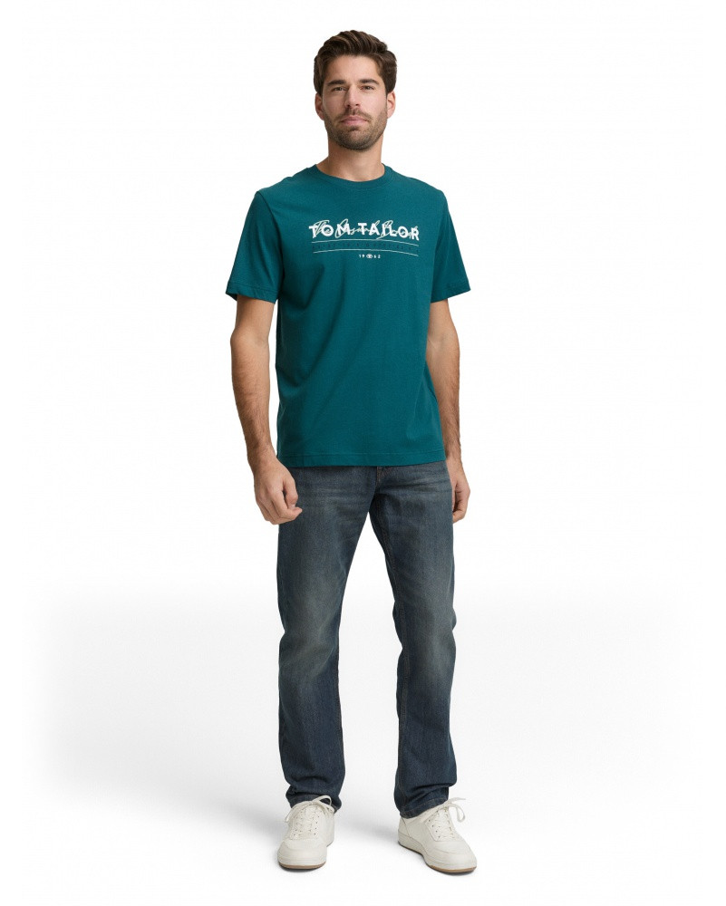 Футболка men's T-shirt 1050136-12818 Tom Tailor L Зелений 1050136-12818