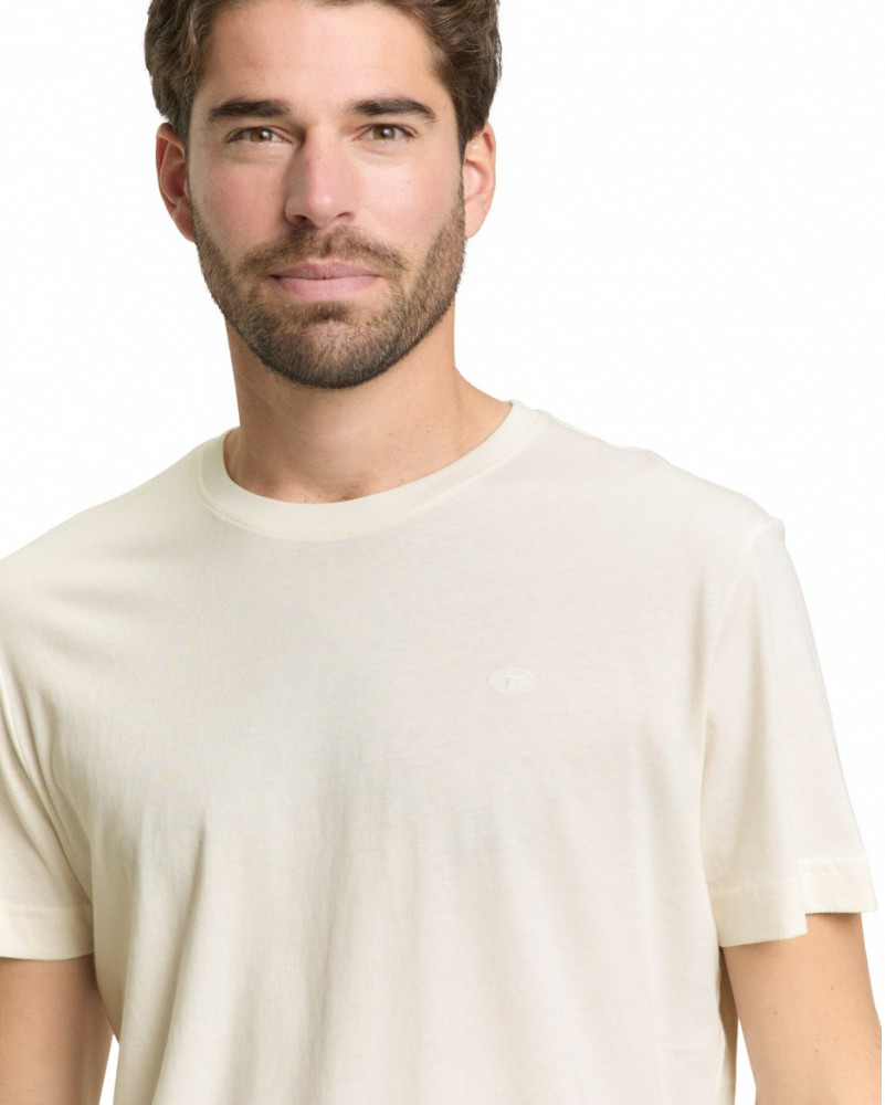 Футболка men's T-shirt 1050139-10348 Tom Tailor M Білий 1050139-10348