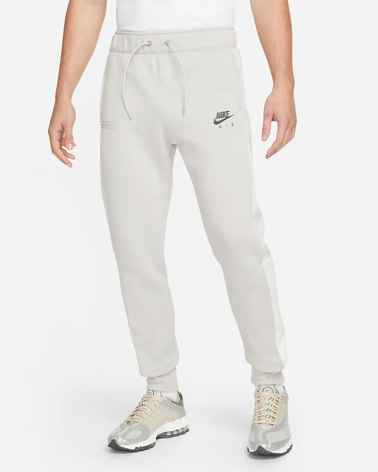Штани Nike Air Brushed Back Fleece Joggers White DM5209-012