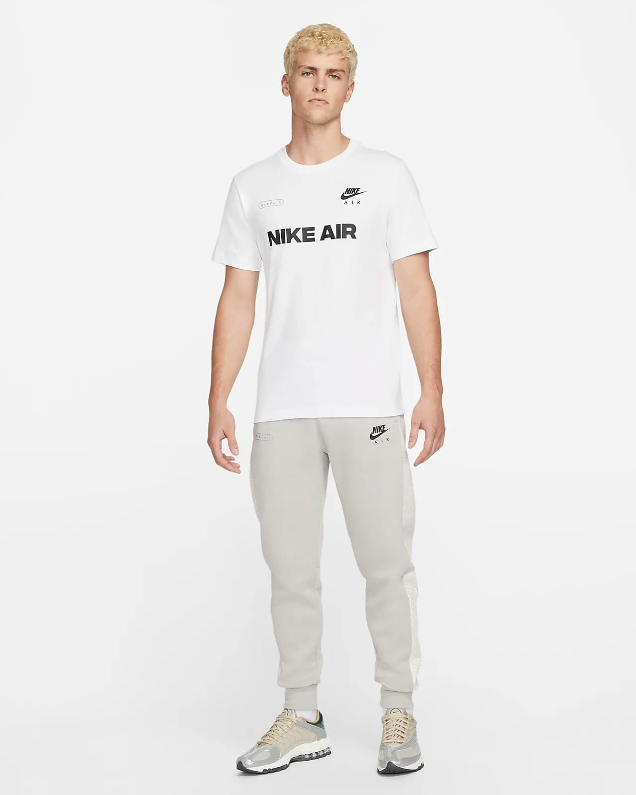 Штани Nike Air Brushed Back Fleece Joggers White DM5209-012