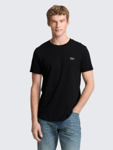 Футболка T-shirt with back print 1050317-29999 Tom Tailor M Чорний 1050317-29999