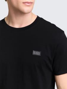 Футболка T-shirt with back print 1050317-29999 Tom Tailor M Чорний 1050317-29999
