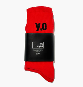 Шкарпетки yes, original 3 Pack Socks Red 100000-135 36-40 100000-135