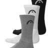 Шкарпетки Head ALL SPORTS TRAINING CREW 3P сірий, білий, чорний Уні 39-42 701229015-004