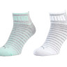 Шкарпетки Puma UNISEX QUARTER 2P сірий, білий, ментоловий Уні 35-38 101002001-025