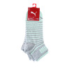 Шкарпетки Puma UNISEX QUARTER 2P сірий, білий, ментоловий Уні 35-38 101002001-025
