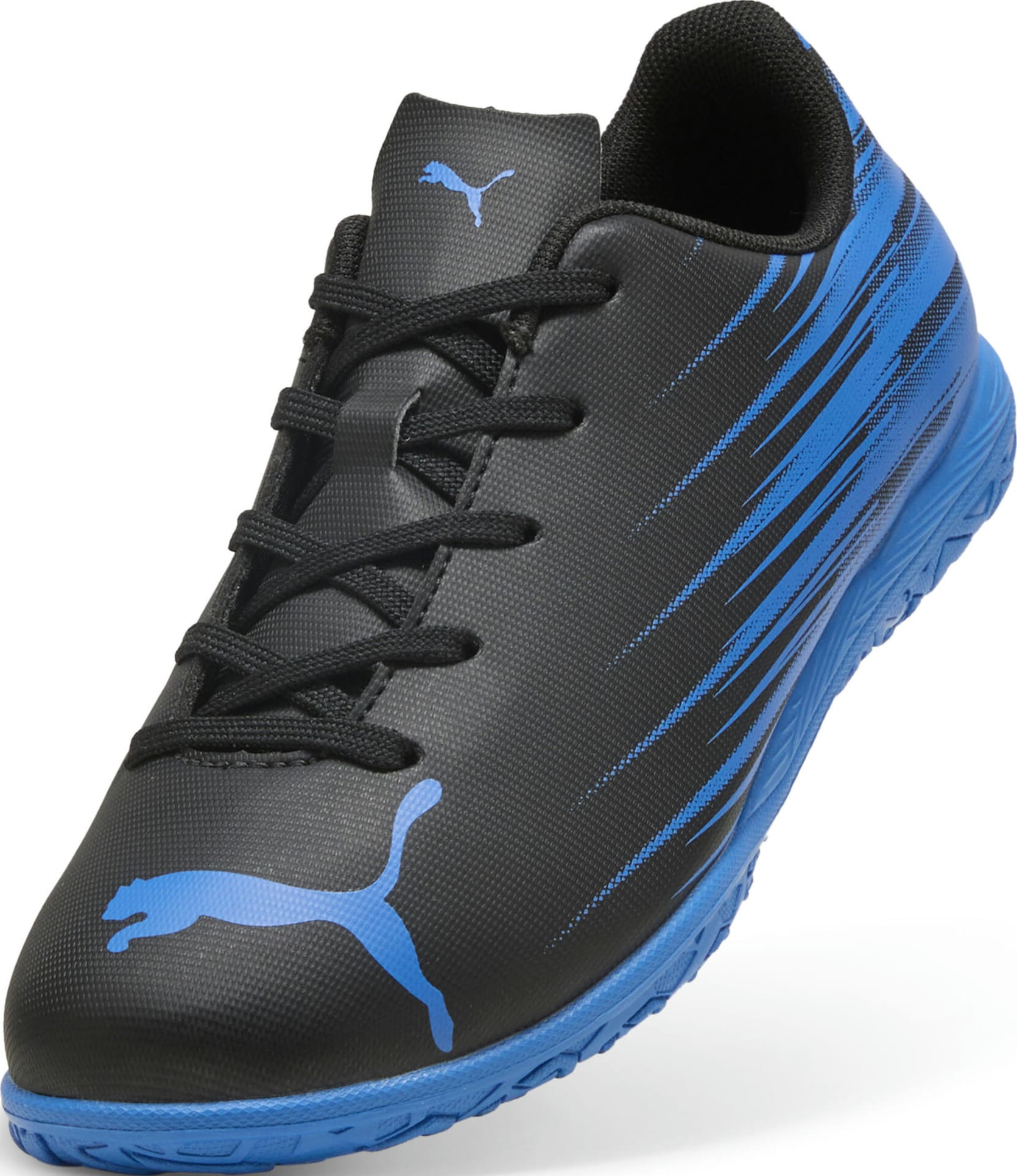 Футзалки дитячі Puma ATTACANTO II TT Jr чорний, синій 38 (5UK) 24 см (108498-03) 108498-03