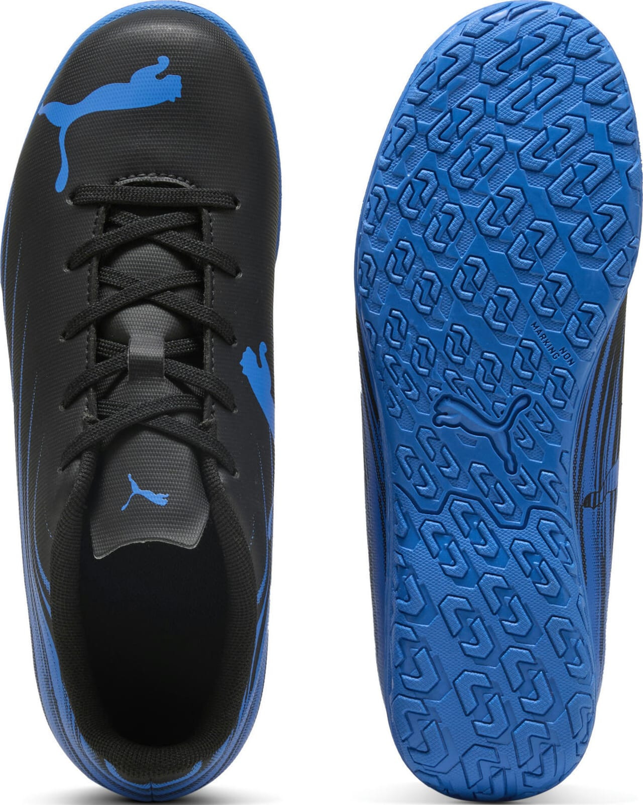 Футзалки дитячі Puma ATTACANTO II TT Jr чорний, синій 38 (5UK) 24 см (108498-03) 108498-03