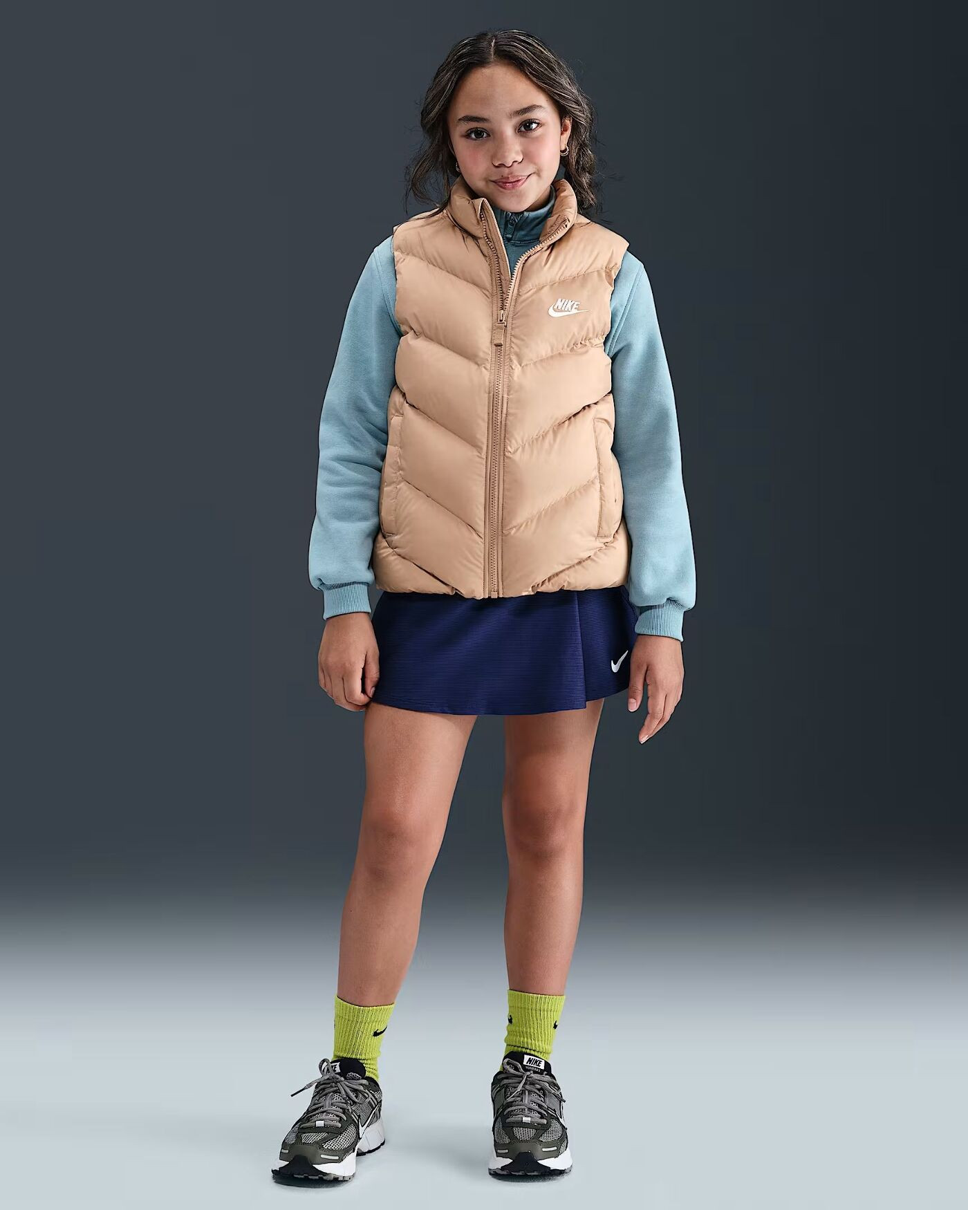 Жилетка дитяча Nike Nsw Tf Adp Puffer Vest Beige HJ2537-200