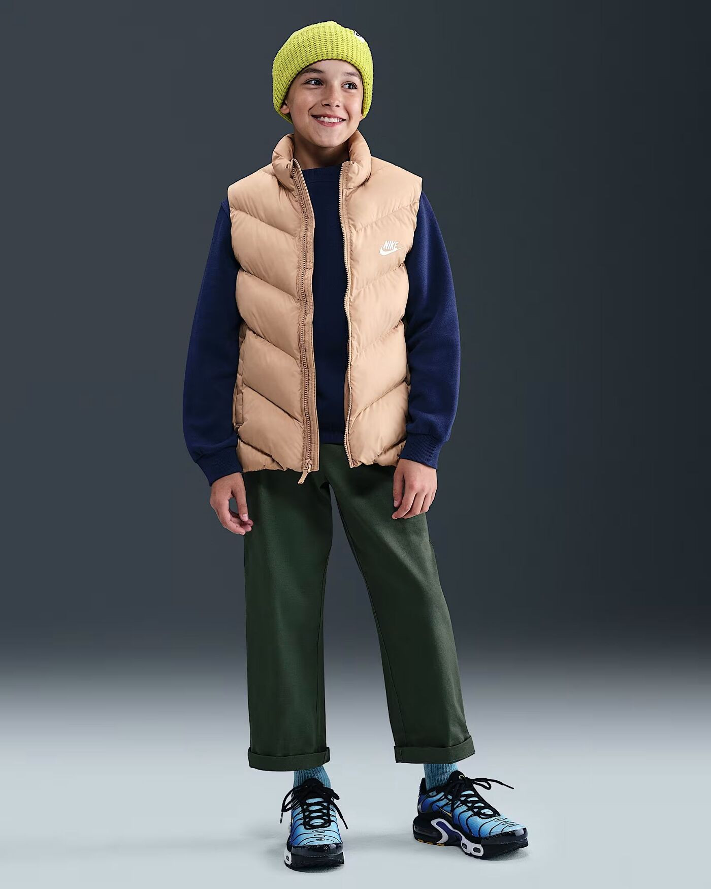 Жилетка дитяча Nike Nsw Tf Adp Puffer Vest Beige HJ2537-200