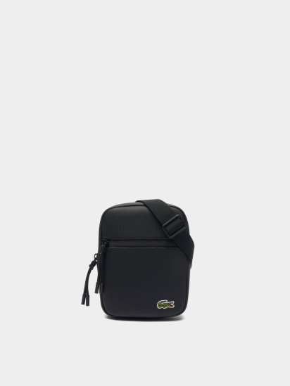 Сумка чоловіча Lacoste Coated Canvas Small Flat Crossbody Bag Black NH3307LVP00 MISC NH3307LVP00