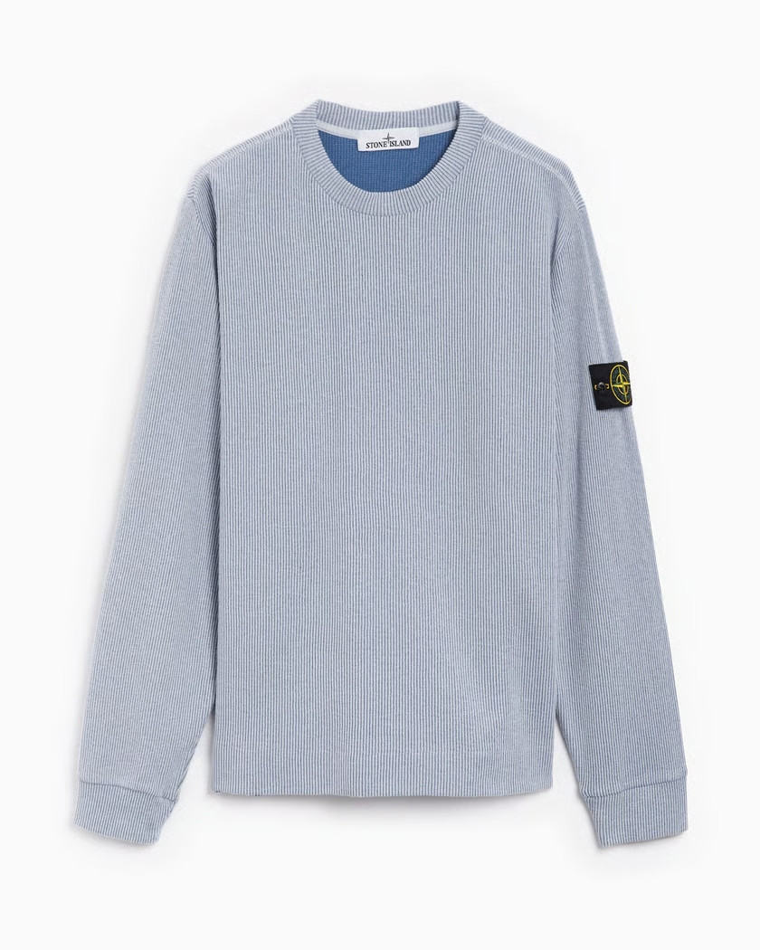 Светр Stone Island Men's Knit Sweater blue 801562656 V0041