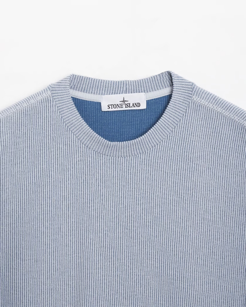 Светр Stone Island Men's Knit Sweater blue 801562656 V0041