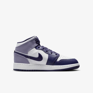 Кросівки AIR JORDAN AIR 1 MID WHITE/VIOLET DQ8423-515