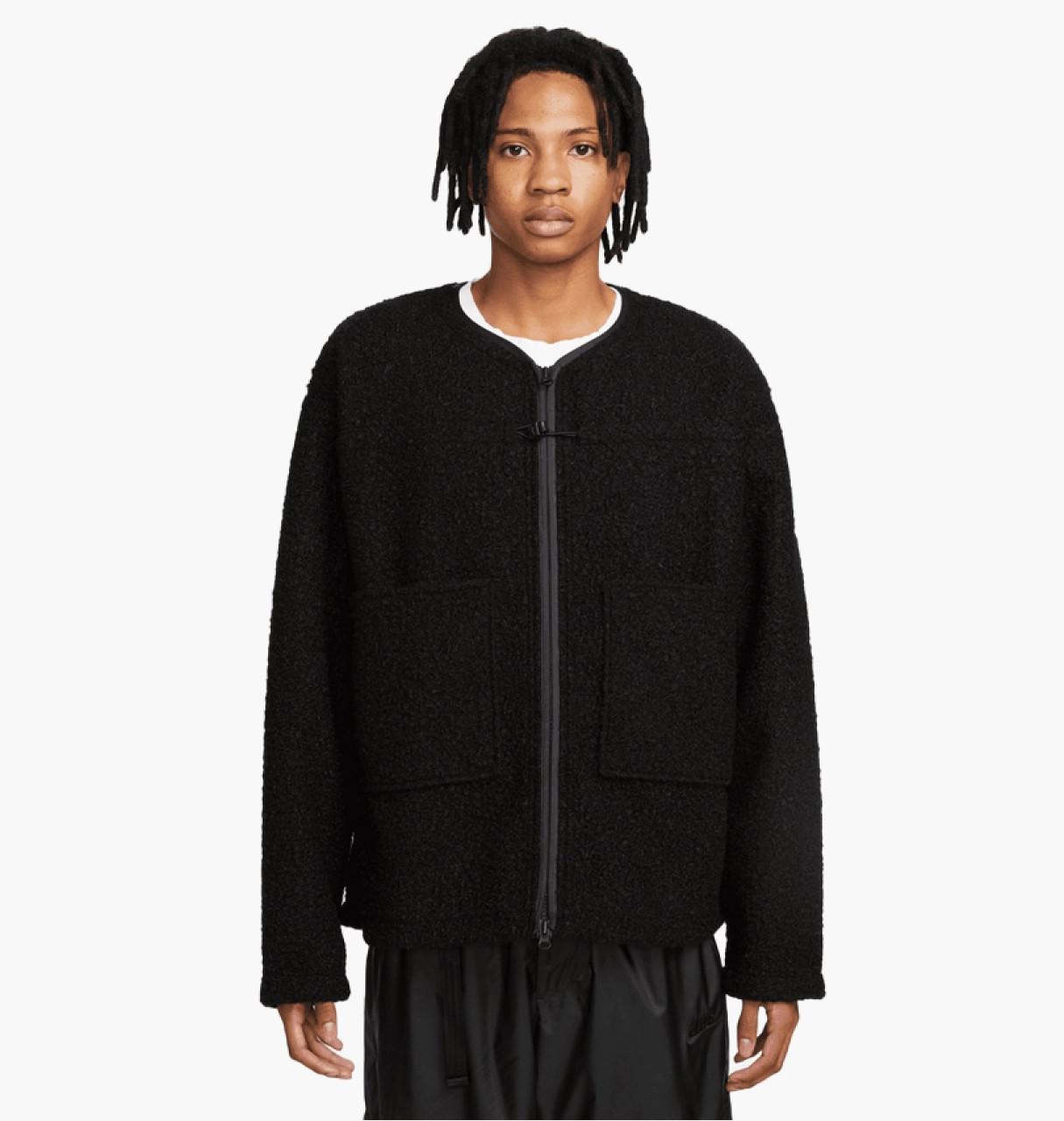 Кофта чоловіча Nike Nsw Tech Pack Sherpa Black FB7410-010