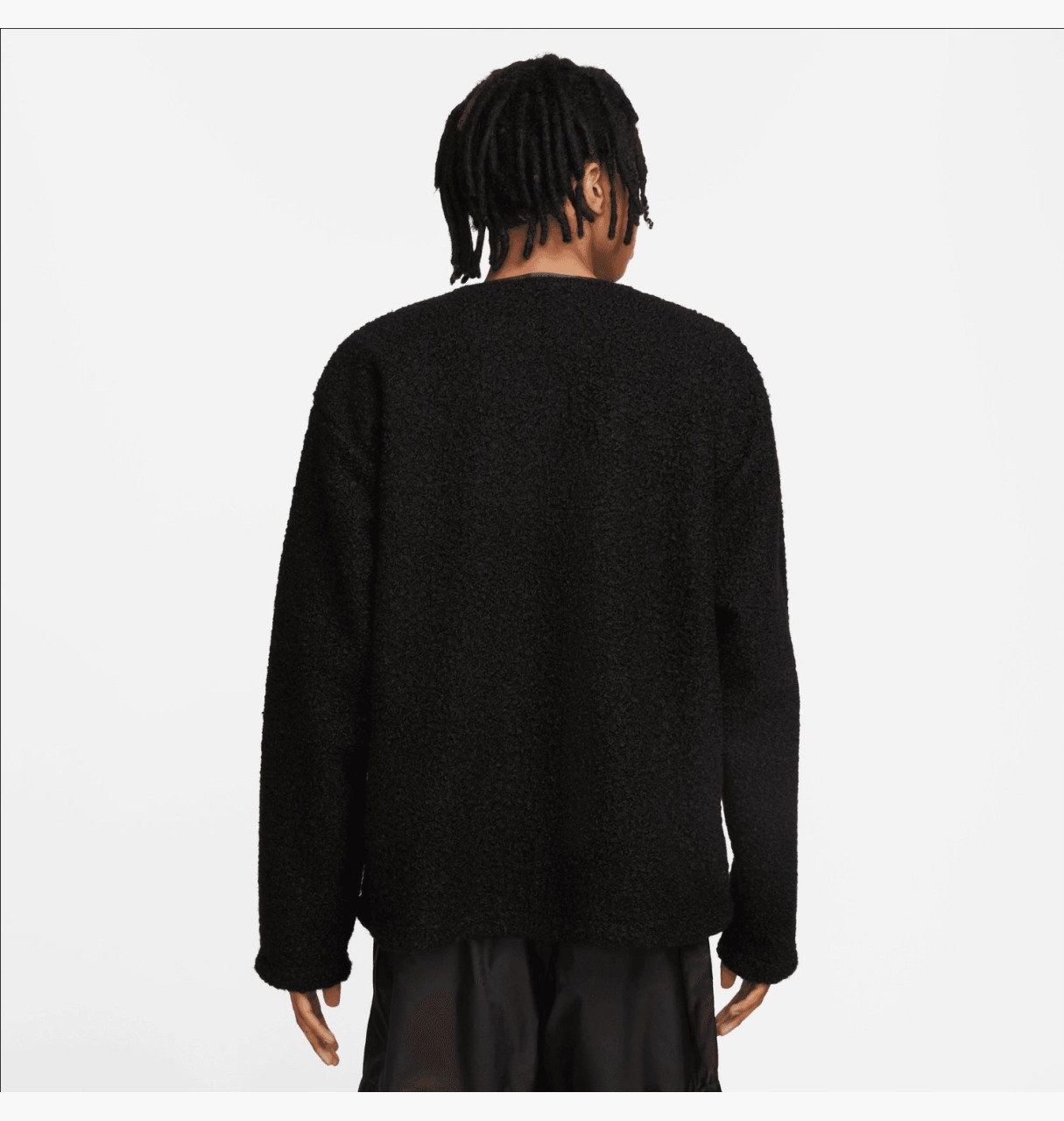 Кофта чоловіча Nike Nsw Tech Pack Sherpa Black FB7410-010