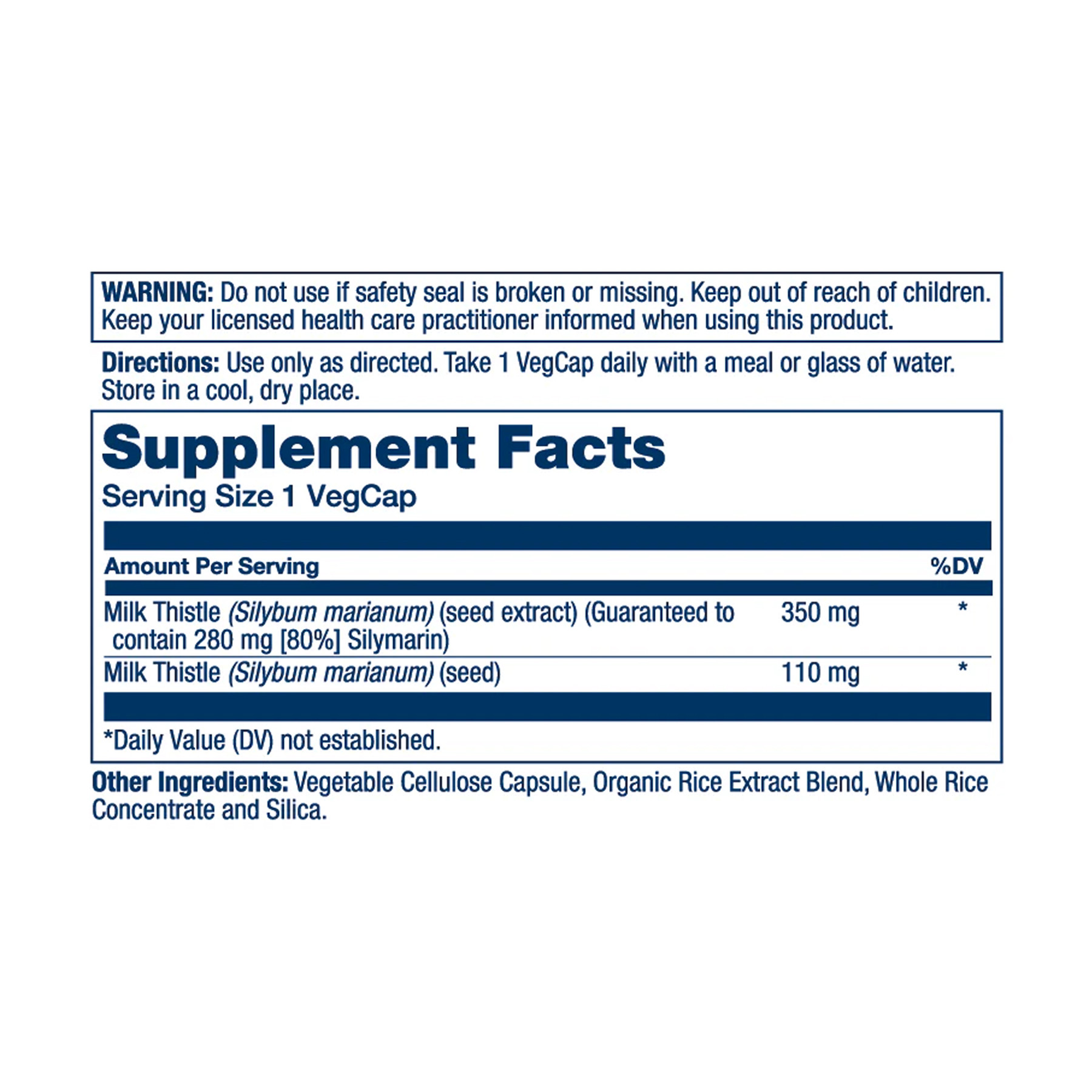 Капсули Solaray Milk Thistle Seed Extract One 350mg - 30 vcaps 2023-10-6738