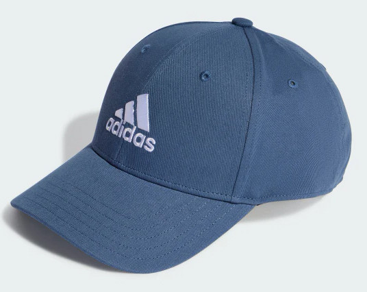 Бейсболка Adidas BBALL CAP COT темно-синій Уні OSFM (58-60 см) IR7872