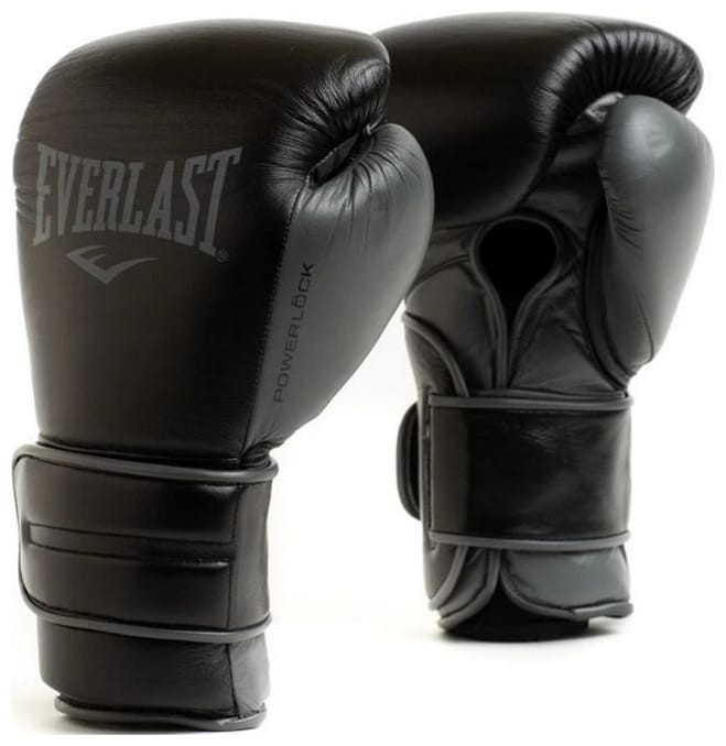 Рукавиці боксерські EVERLAST POWERLOCK 2 PRO TRAINING H&L GLOVE чорний Уні 12 унцій P00002426