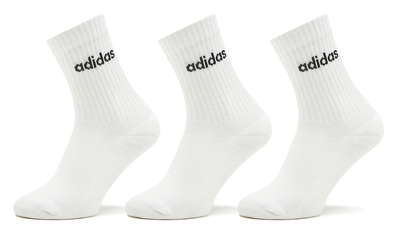 Шкарпетки Adidas C LIN CREW 3P білий, чорний Уні L (43-45) HT3455