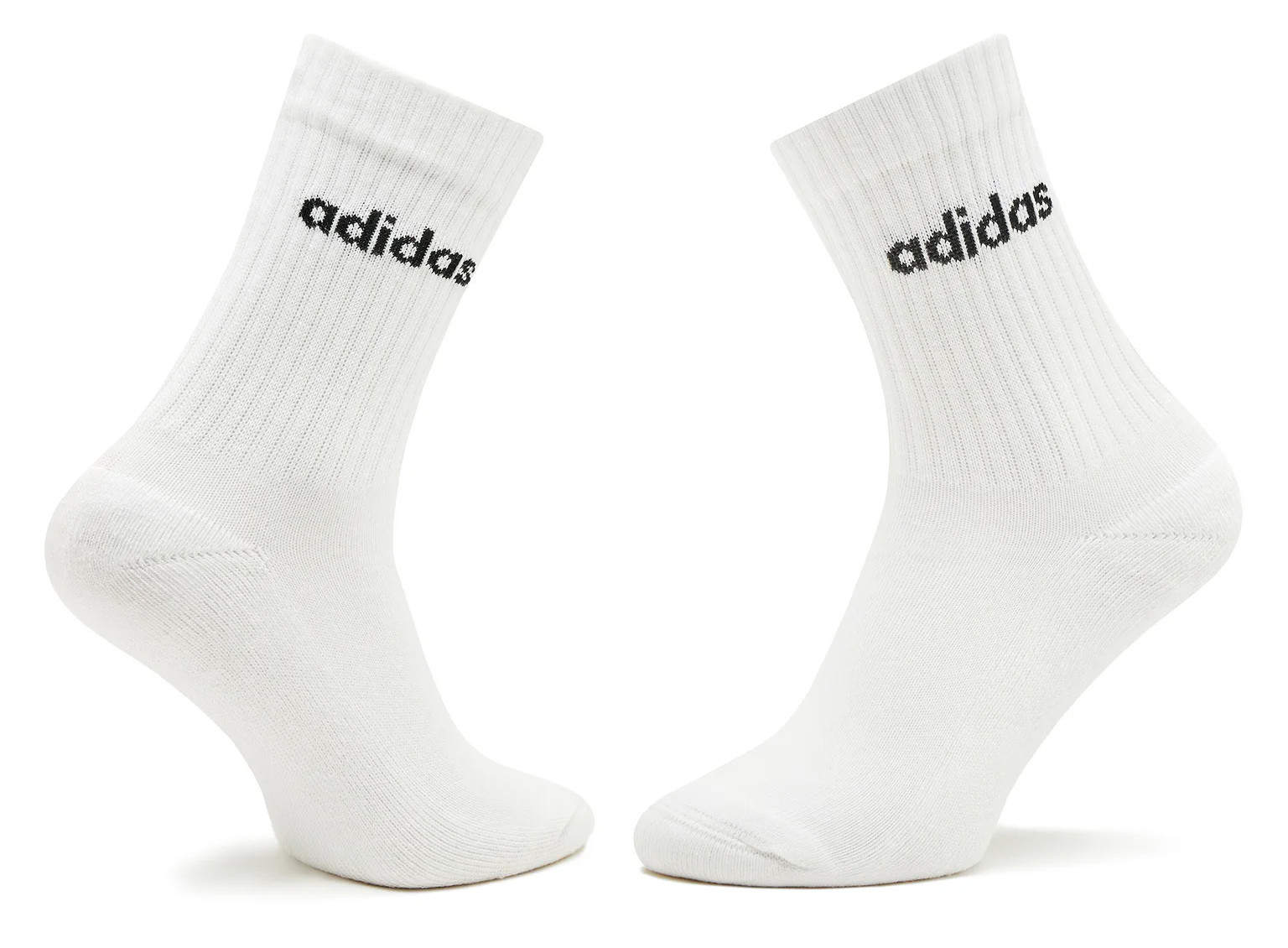 Шкарпетки Adidas C LIN CREW 3P білий, чорний Уні L (43-45) HT3455
