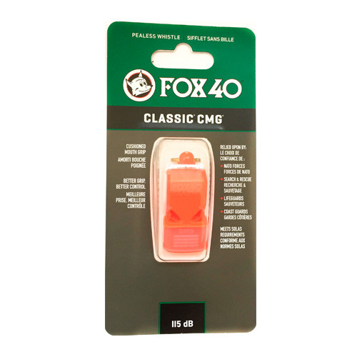 Свисток FOX 40 Whistle Classic CMG Safety 9602-0300 Помаранчевий universal (72224) 9602-0300