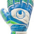 Рукавиці воротарські Uhlsport ELIMINATOR AQUASOFT RF синьо-біло-зелені 1000545 01 1000545-01