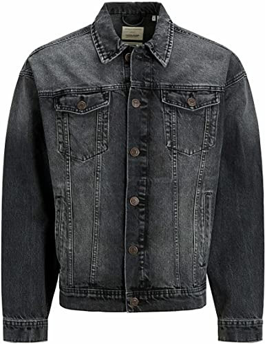 Куртка джинсова JJIJEAN JJJACKET DROP SHOULDER NA 256 12194573-Black Denim Jack&Jones XXL Чорний 12194573-BLACK DENIM