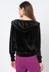 Кофта ONLBILLY LS VELOUR HOODIE JRS 15240646 Black ONLY L Чорний 15240646BLACK