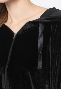 Кофта ONLBILLY LS VELOUR HOODIE JRS 15240646 Black ONLY L Чорний 15240646BLACK