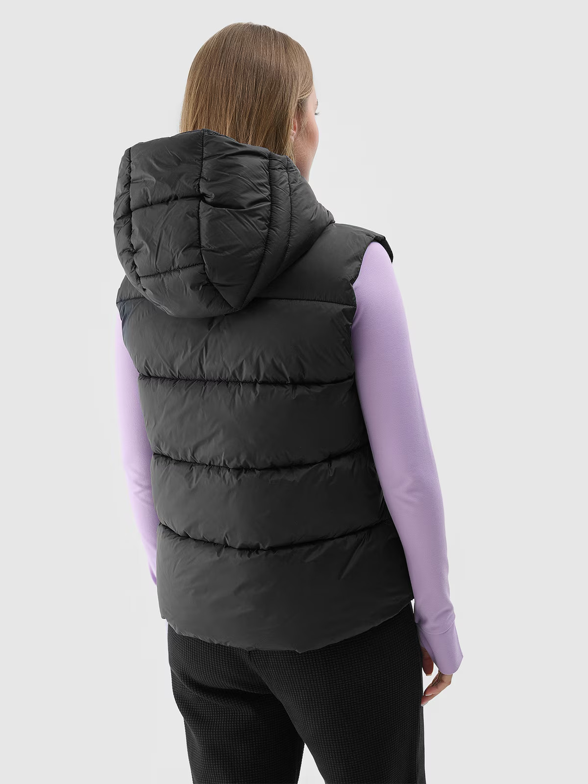 Жилетка VEST JACKET F141 4FWAW24TVJAF141-20S 4F 2XL Чорний 4FWAW24TVJAF141-20S