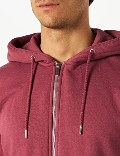Толстовка JJESOFT BASIC SWEAT ZIP HOOD NOOS 12191895-Hawthorn Rose-Fit:REG FIT Jack&Jones L Бордовий 12191895-Hawthorn Rose-Fi