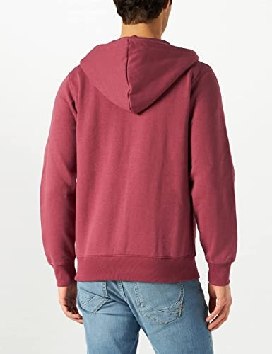 Толстовка JJESOFT BASIC SWEAT ZIP HOOD NOOS 12191895-Hawthorn Rose-Fit:REG FIT Jack&Jones L Бордовий 12191895-Hawthorn Rose-Fi