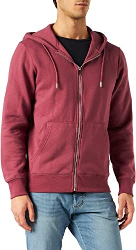 Толстовка JJESOFT BASIC SWEAT ZIP HOOD NOOS 12191895-Hawthorn Rose-Fit:REG FIT Jack&Jones L Бордовий 12191895-Hawthorn Rose-Fi