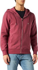 Толстовка JJESOFT BASIC SWEAT ZIP HOOD NOOS 12191895-Hawthorn Rose-Fit:REG FIT Jack&Jones L Бордовий 12191895-HAWTHORN ROSE-FI